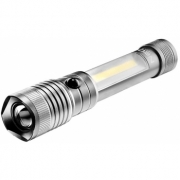 Lanterna 3W COB 24 lm + 5W Cree XPG 200lm alimentare 4xAAA NEO TOOLS