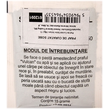Praf de curatat si lustruit plite sobe Vulcan, Honest #2