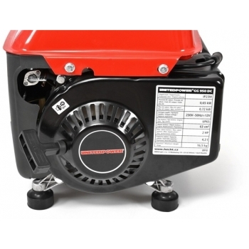 Generator de curent Hecht Nordex, GG 950 DC, monofazic, putere 0.72 kW, benzina, putere motor 2 Cp, tensiune 230 V, pornire manuala #4