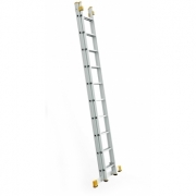 Scara universala cu doua tronsoane profesionala forte 8514, 2x14 trepte, Alverosal