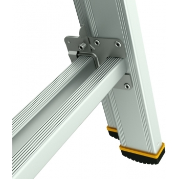 Scara profesionala forte cu doua tronsoane culisanta 8712, 2x12 trepte, Alverosal #3