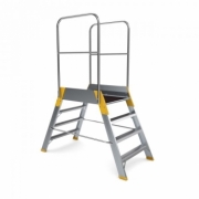 Platforma mica forte cu trepte pe ambele parti 9706, 2x6 trepte, Alverosal