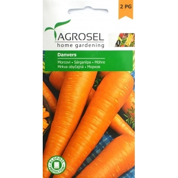 Semințe morcovi Danvers - 5 g, Agrosel, 2PG #1