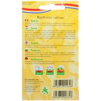 Seminte ridichi French Breakfast 3(6 gr) Agrosel #2