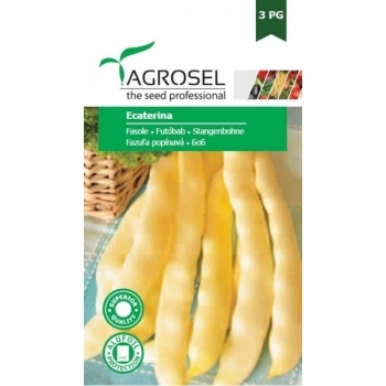 Seminte fasole urcatoare Ecaterina(30 gr) Agrosel, 3PG