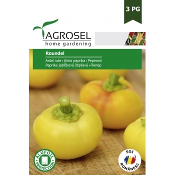 Seminte Ardei iute Roundel (1.5gr), Agrosel, 3PG