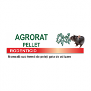 Raticid pentru combaterea rozatoarelor, Agrorat Pellet, cutie 10 kg, Farmavit
