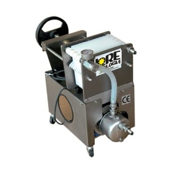 Filtru vin BF10P profesional, din inox, cu 10 placi, productivitate 350 litri/h