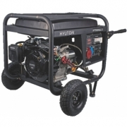 Generator de curent Hyundai, trifazic, putere 7.5 kW, benzina, putere motor 15 Cp, tensiune 400 V / 230 V, pornire electrica, AVR inclus