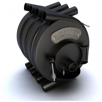 Soba canadiana pe lemne Vancouver, cu usa de otel, putere 11kw, volum incalzit 200m cubi