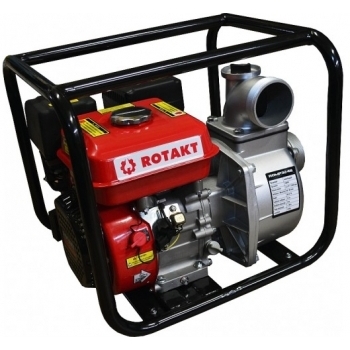 Motopompa Rotakt ROMP3248 3''pentru ape curate, benzina, putere motor 6.5 Cp, debit maxim 800 l/min, pornire manuala