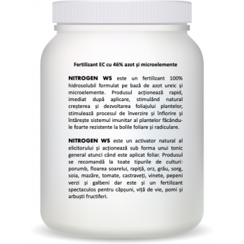 Ingrasamant special hidrosolubil pe baza de azot ureic, Nitrogen WS, 1 Kg, SemPlus #2