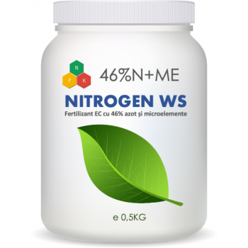 Ingrasamant special hidrosolubil pe baza de azot ureic, Nitrogen WS, 1 Kg, SemPlus